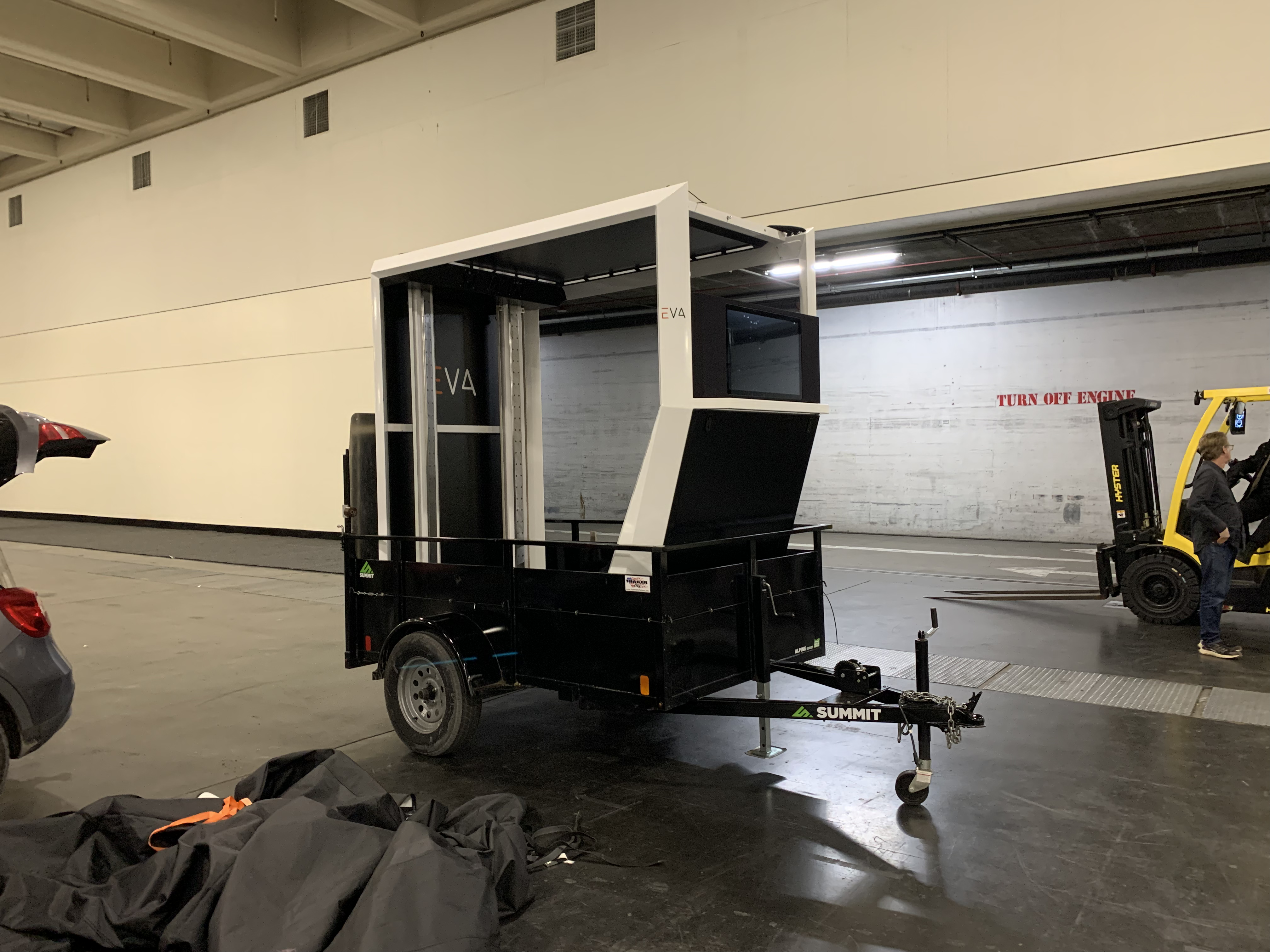 Ethereal Matter MEK physical unit set up at a tech demo